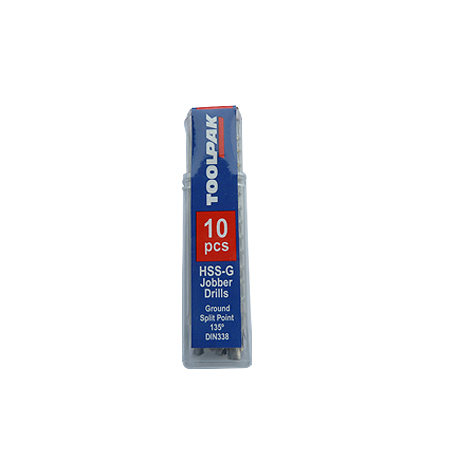 Jobber HSS Drill 1.5mm Ground Split Point Toolpak Pack of 10